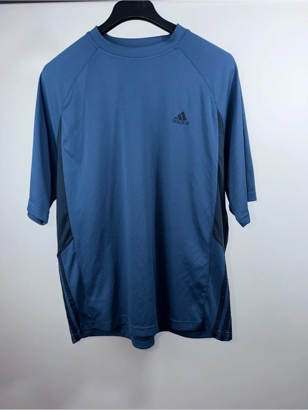 adidas Blue Short Sleeve Athletic Tee